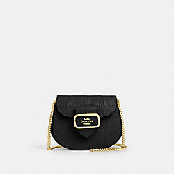 Morgan Card Case On A Chain - CN379 - Gold/Black