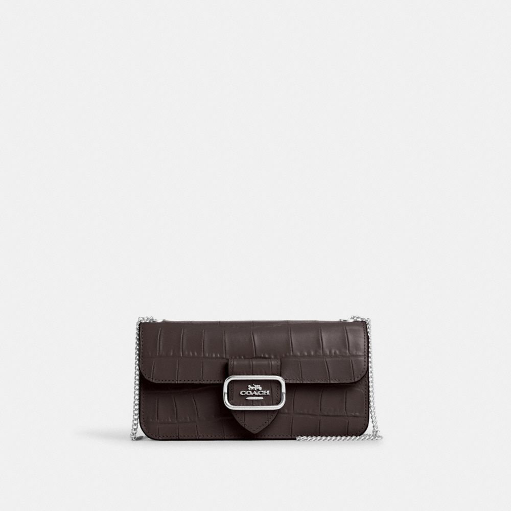 COACH CN380 Morgan Crossbody SILVER/AMETHYST