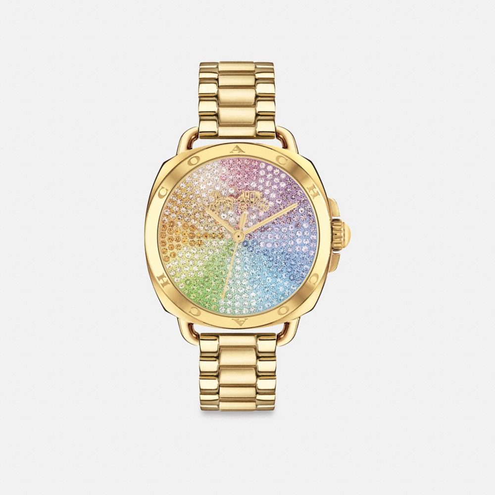 CN390 - Tatum Watch, 34 Mm Rainbow/ Gold
