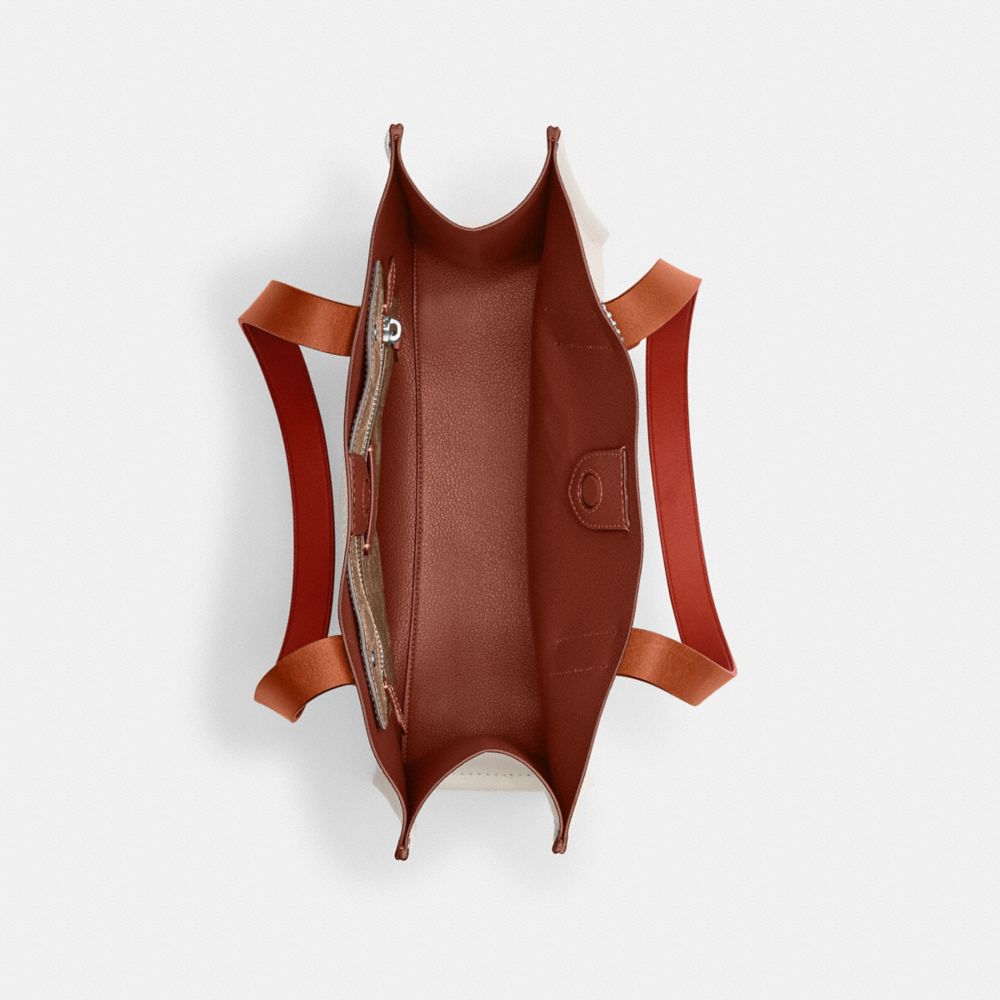 RELAY TOTE 34 COACH 宇宙主題 REXY 恐龍圖樣手袋