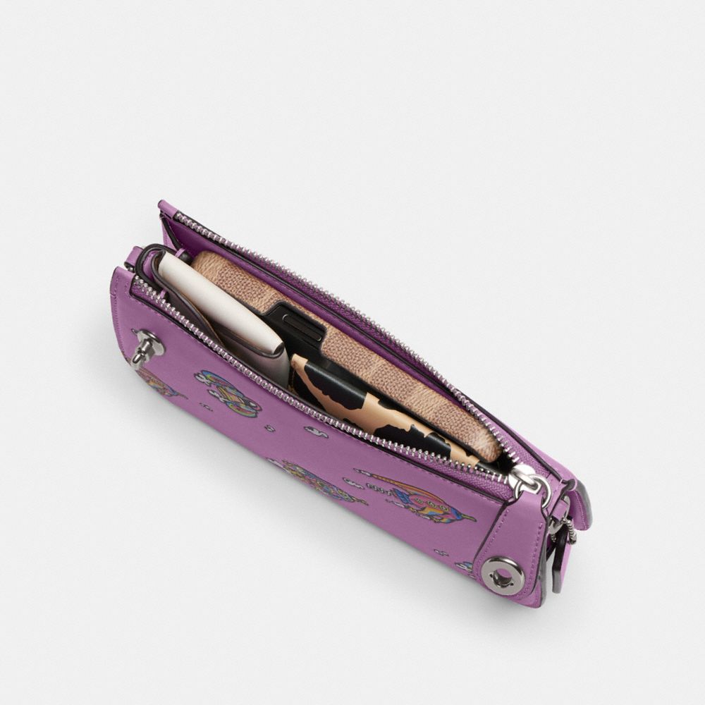 PENN COACH 宇宙主題火箭印花單肩手袋