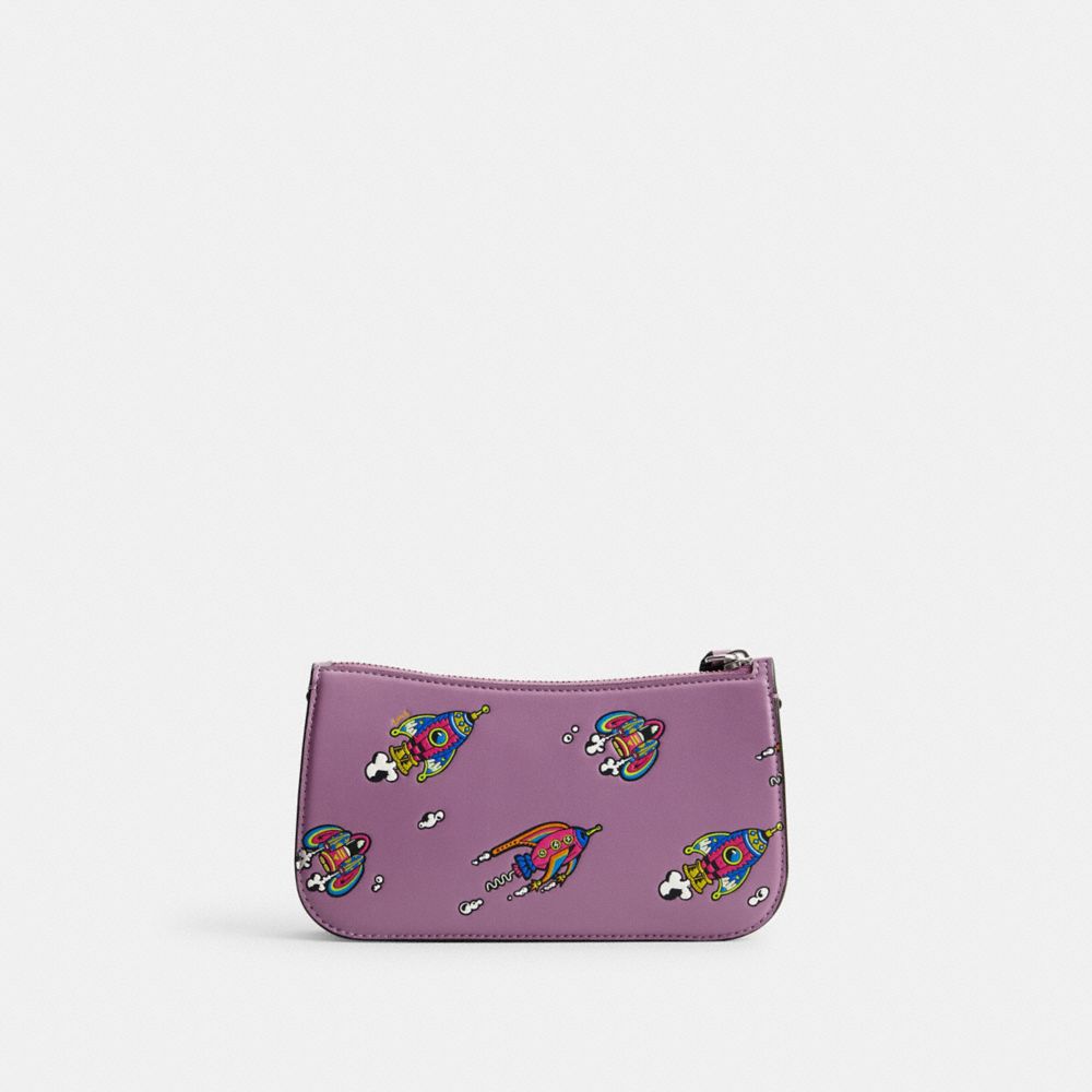 PENN COACH 宇宙主題火箭印花單肩手袋