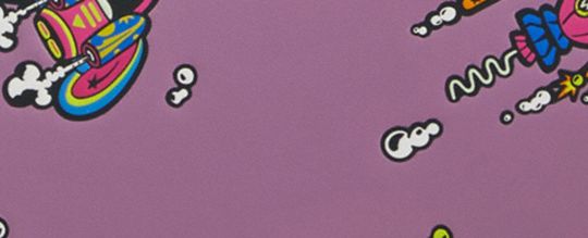 PENN COACH 宇宙主題火箭印花單肩手袋