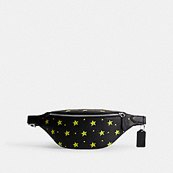 Charter Belt Bag 7 With Star Print - CN624 - Black