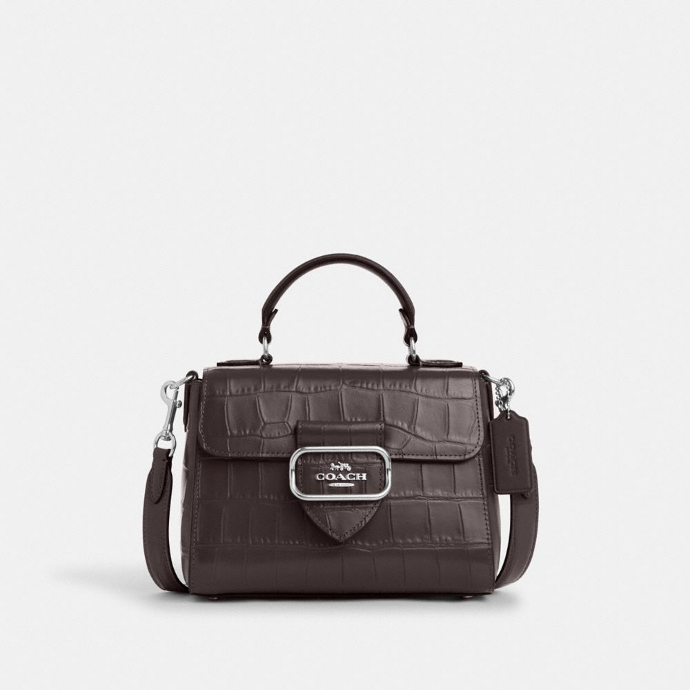 Morgan Top Handle Satchel - CN747 - Silver/Amethyst