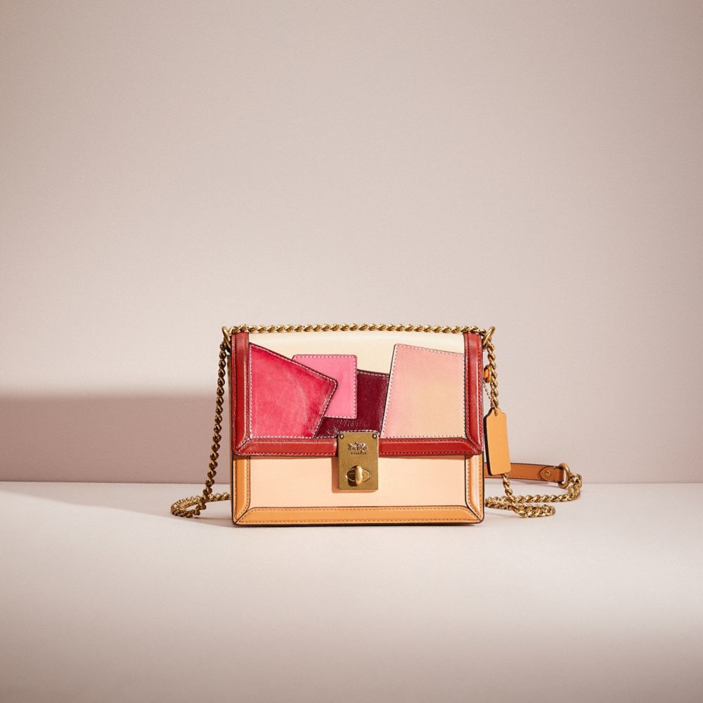 CN835 - Upcrafted Hutton Shoulder Bag In Colorblock Brass/Ivory Blush Multi