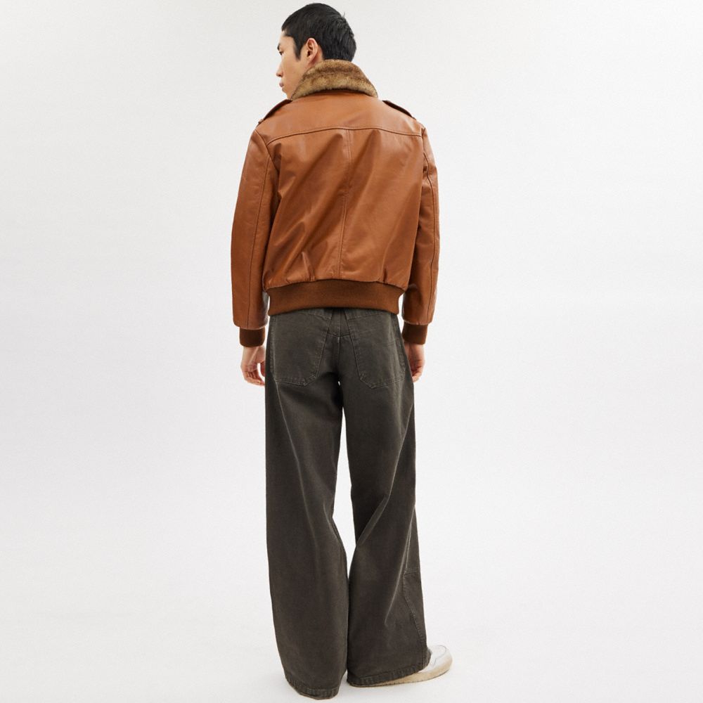 THE LIL NAS X DROP SHEARLING 實用風格 BOMBER 夾克