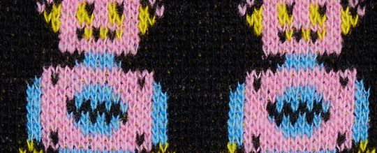 宇宙風格印花毛帽