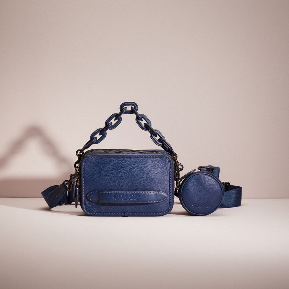 CO008 - Restored Charter Crossbody With Hybrid Pouch Deep Blue