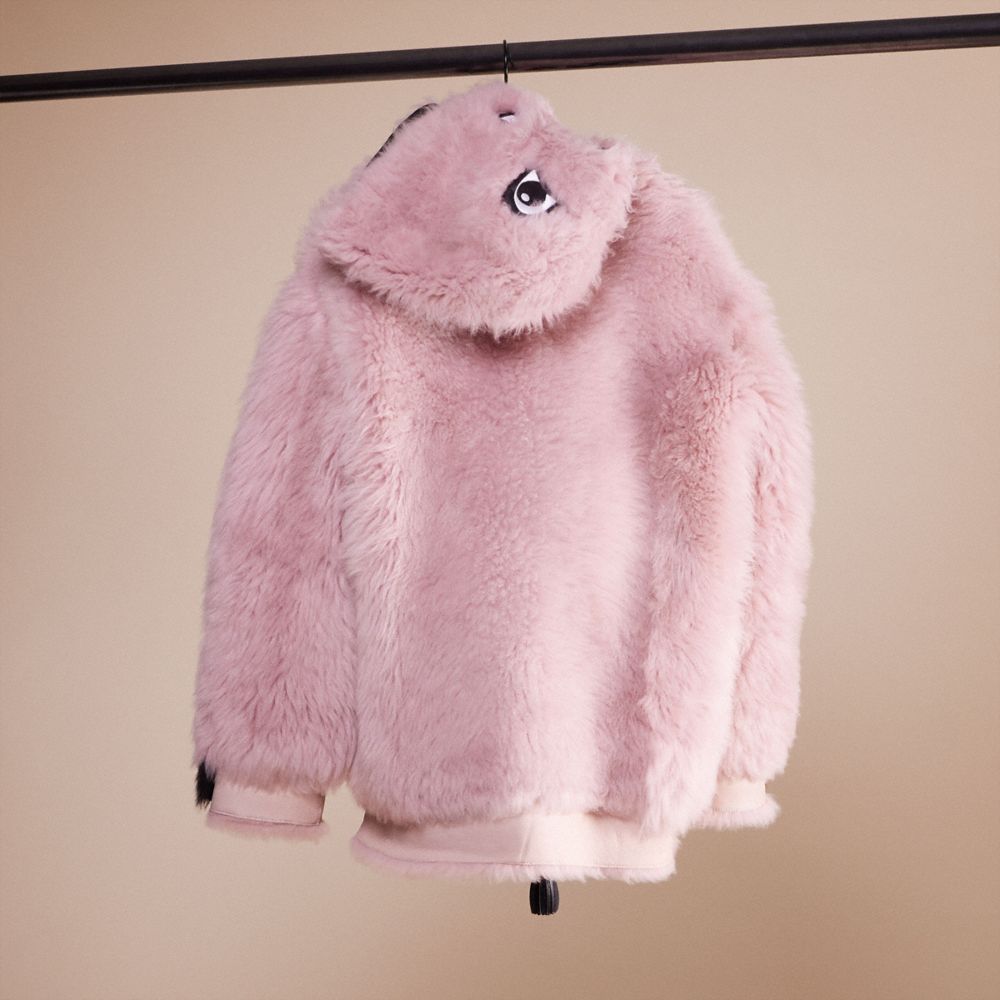 CO077 - Upcrafted Rexy Shearling Hoodie Mauve