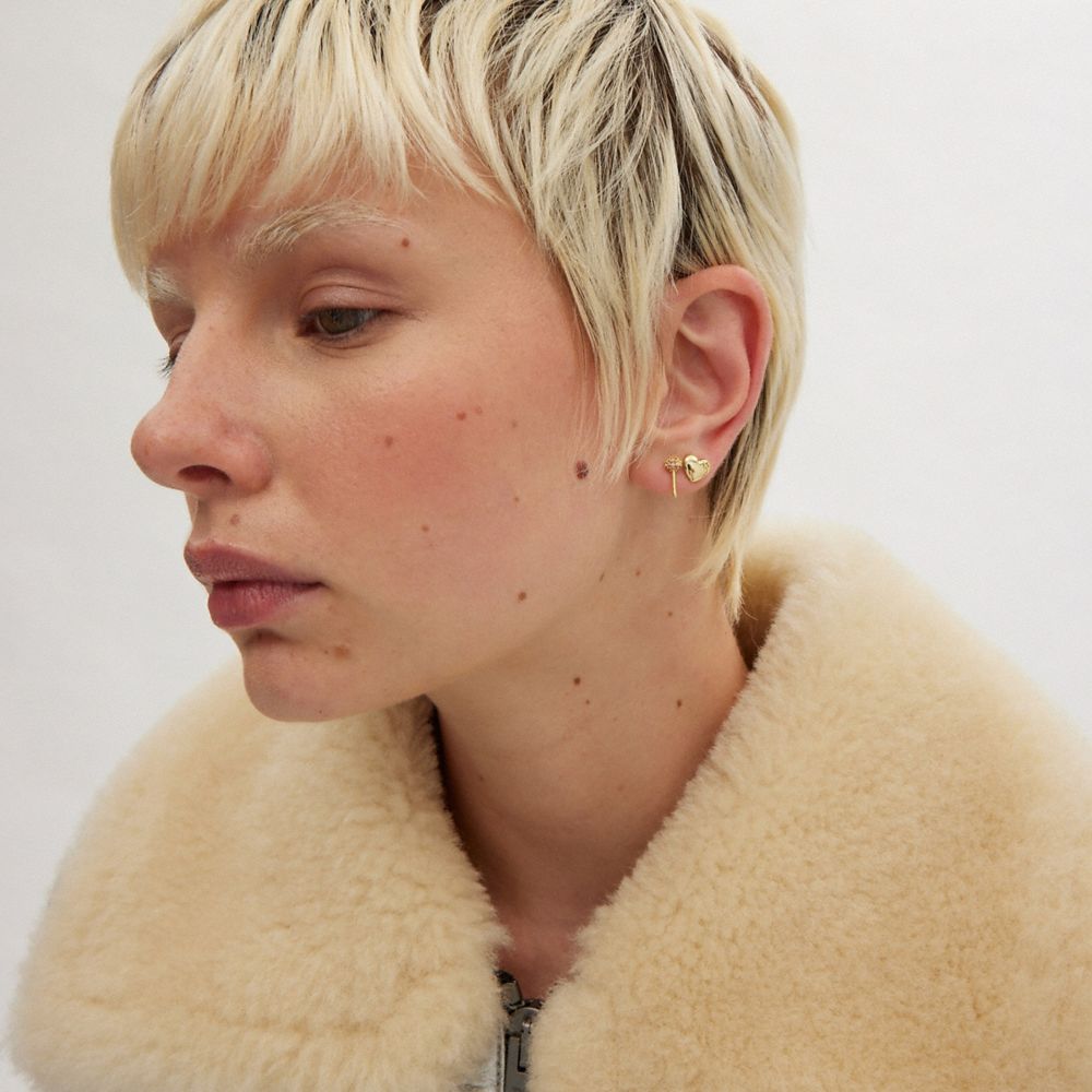 心形與棒棒糖耳針組合