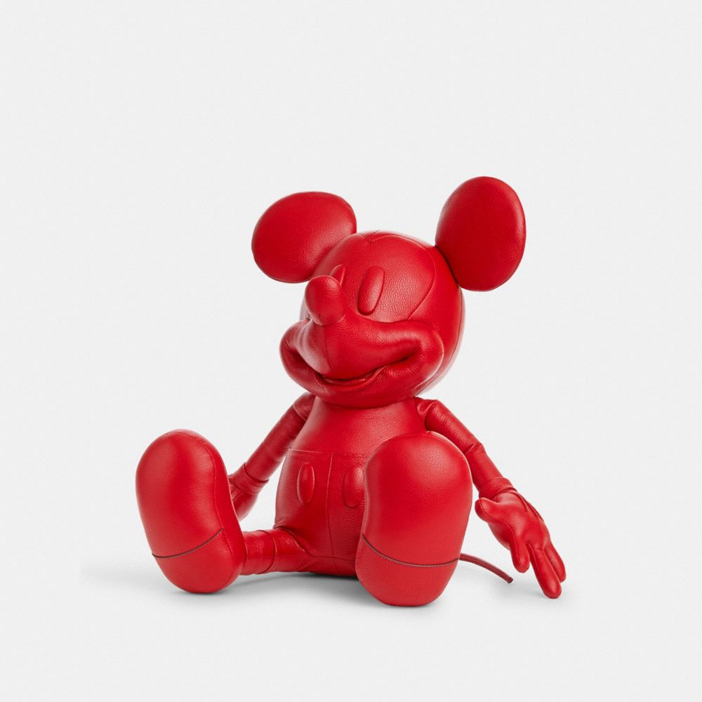 Disney X Coach Mickey Mouse Medium Collectible - CO326 - Electric Red