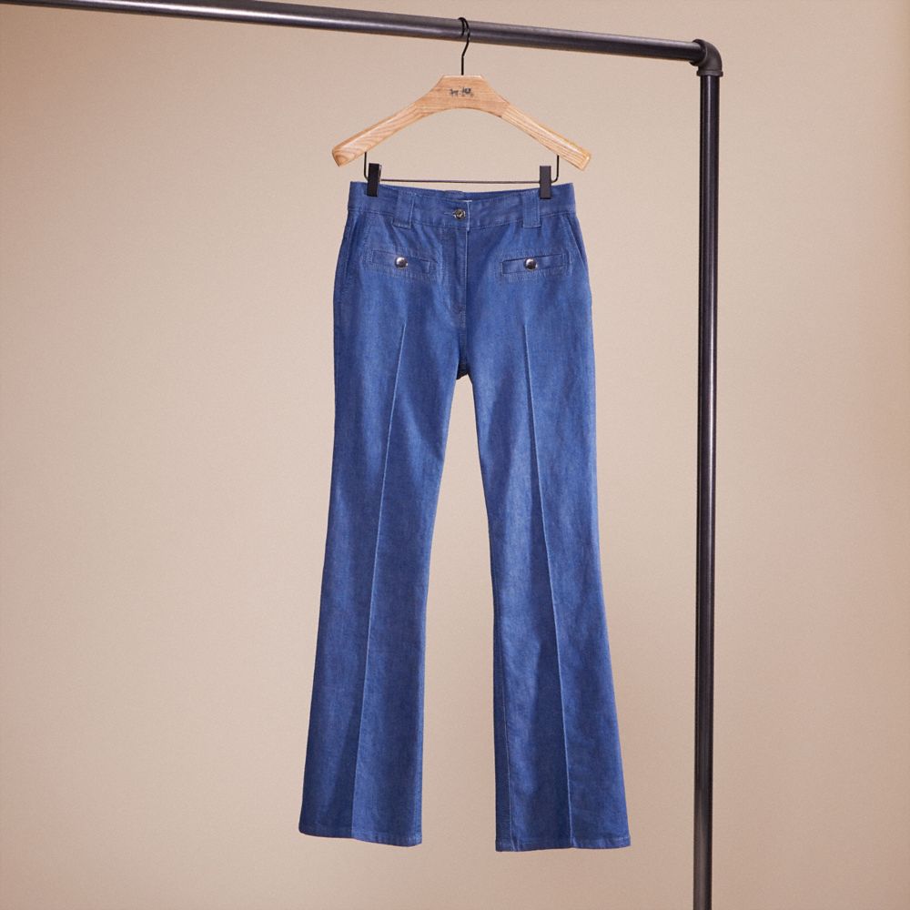 CO332 - Restored Retro High Rise Jeans Indigo