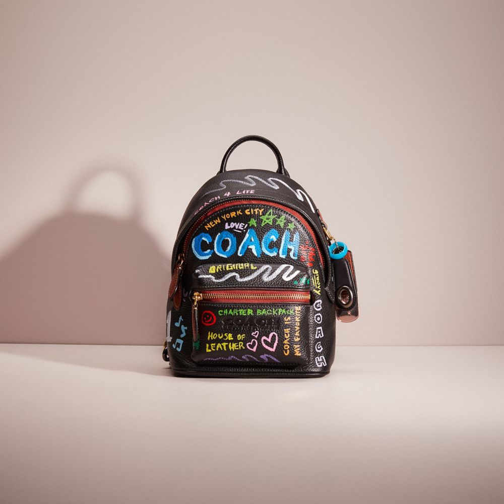 CO526 - Upcrafted Charter Backpack 18 In Colorblock Brass/Black Multi