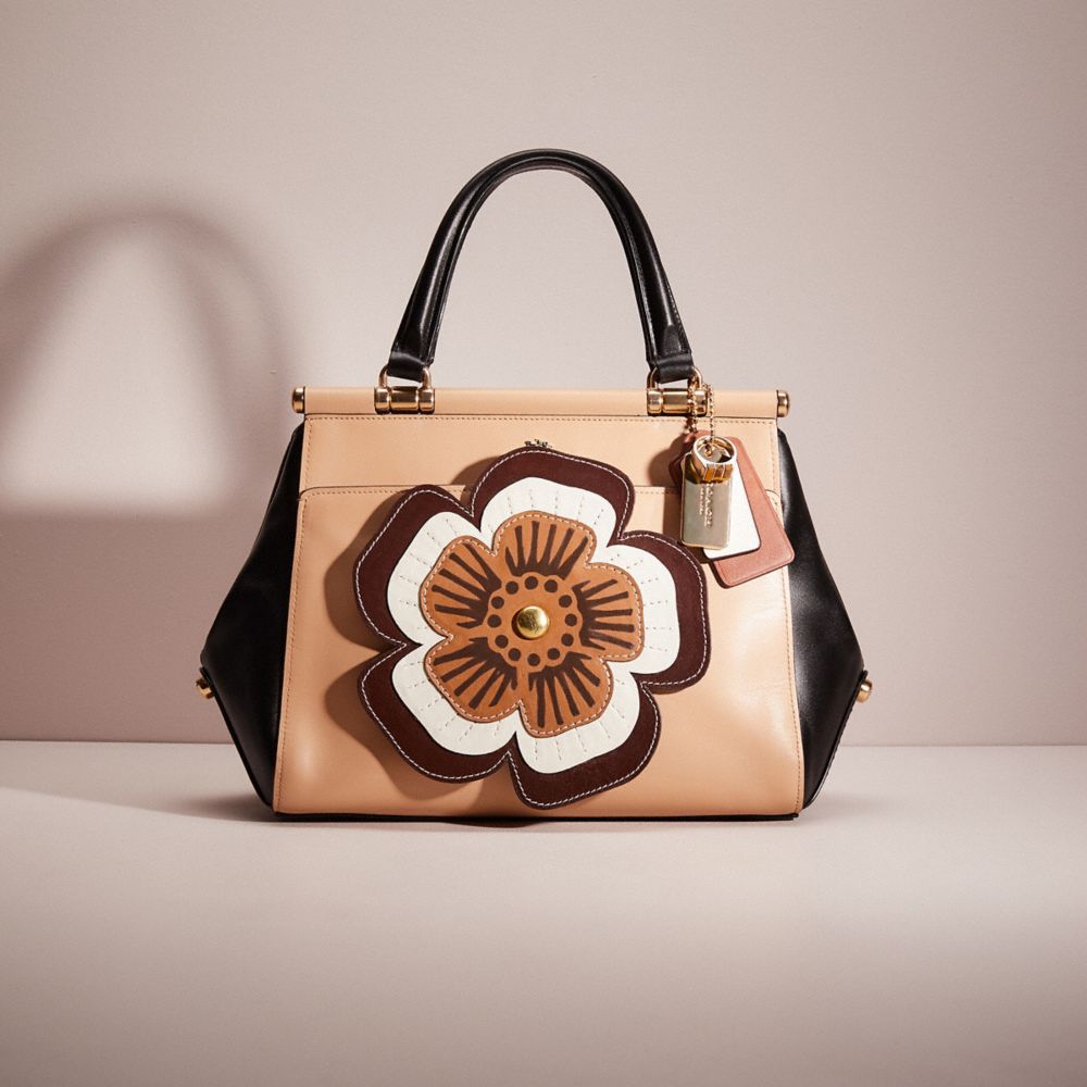 CO631 - Upcrafted Grace Bag In Colorblock Light Gold/Beechwood Multi