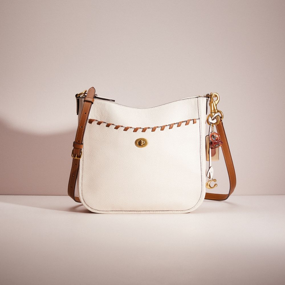 CO642 - Upcrafted Chaise Crossbody Brass/Chalk