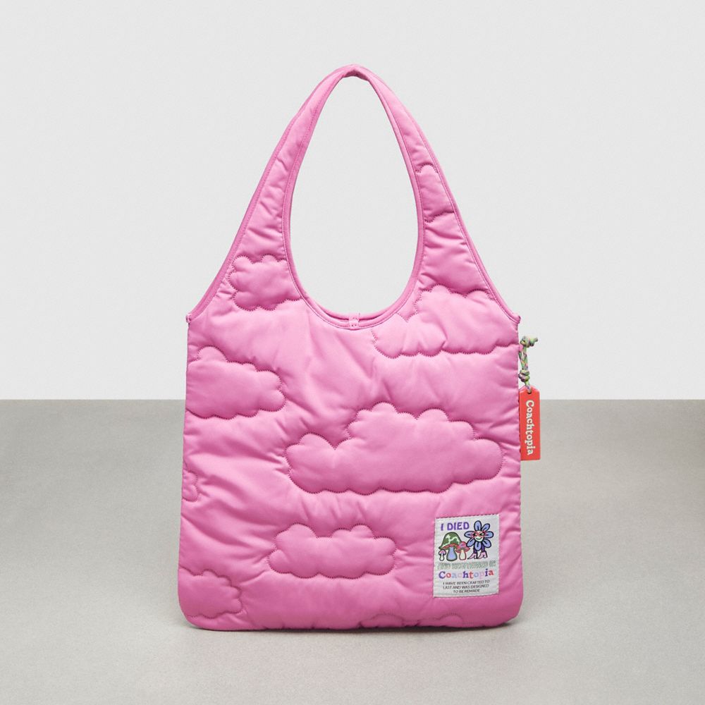 Coachtopia Loop Quilted Cloud Tote - CO668 - Bright Magenta