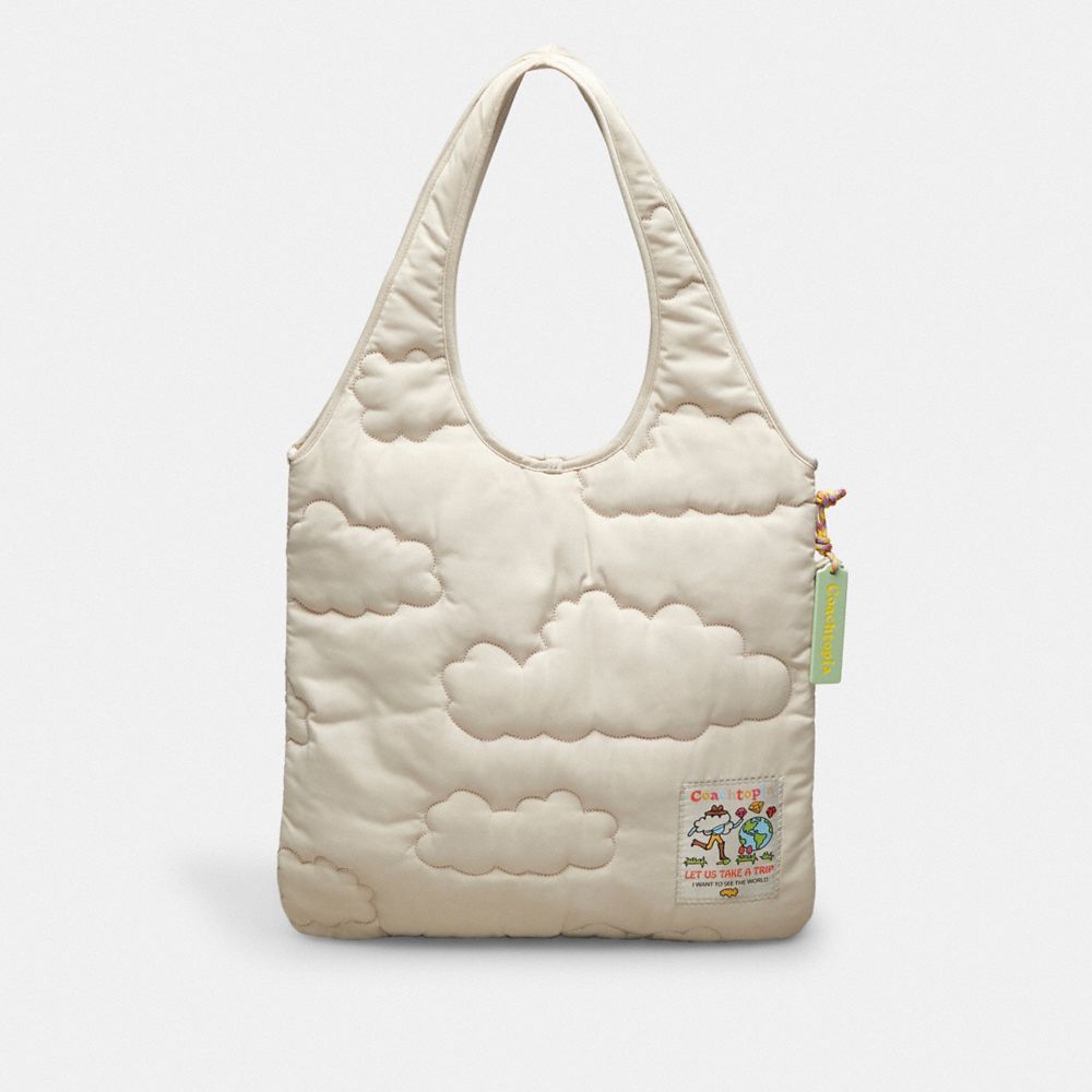 Coachtopia Loop Quilted Cloud Tote - CO668 - Cloud