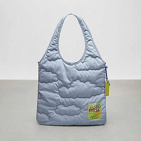 COACH CO668 Coachtopia Loop Quilted Cloud Tote Twilight