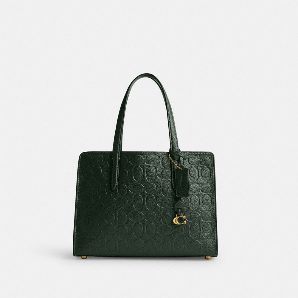 COACH&reg;,Carter Carryall Bag 28 In Signature Leather,,Front View