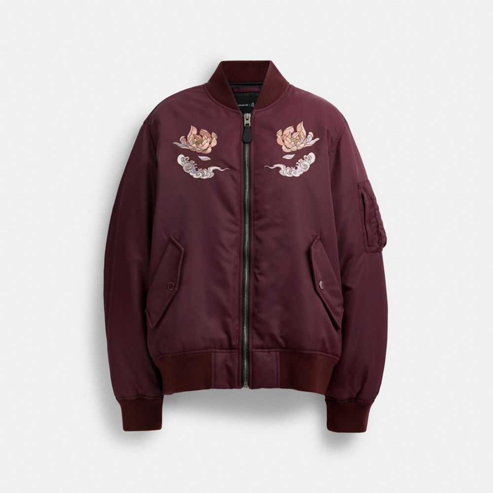 COACH Official Site Official page | NEW YEAR MA-1 JACKET WITH DRAGON