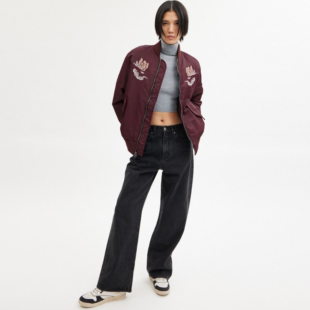 新年 MA-1 龍圖樣夾克