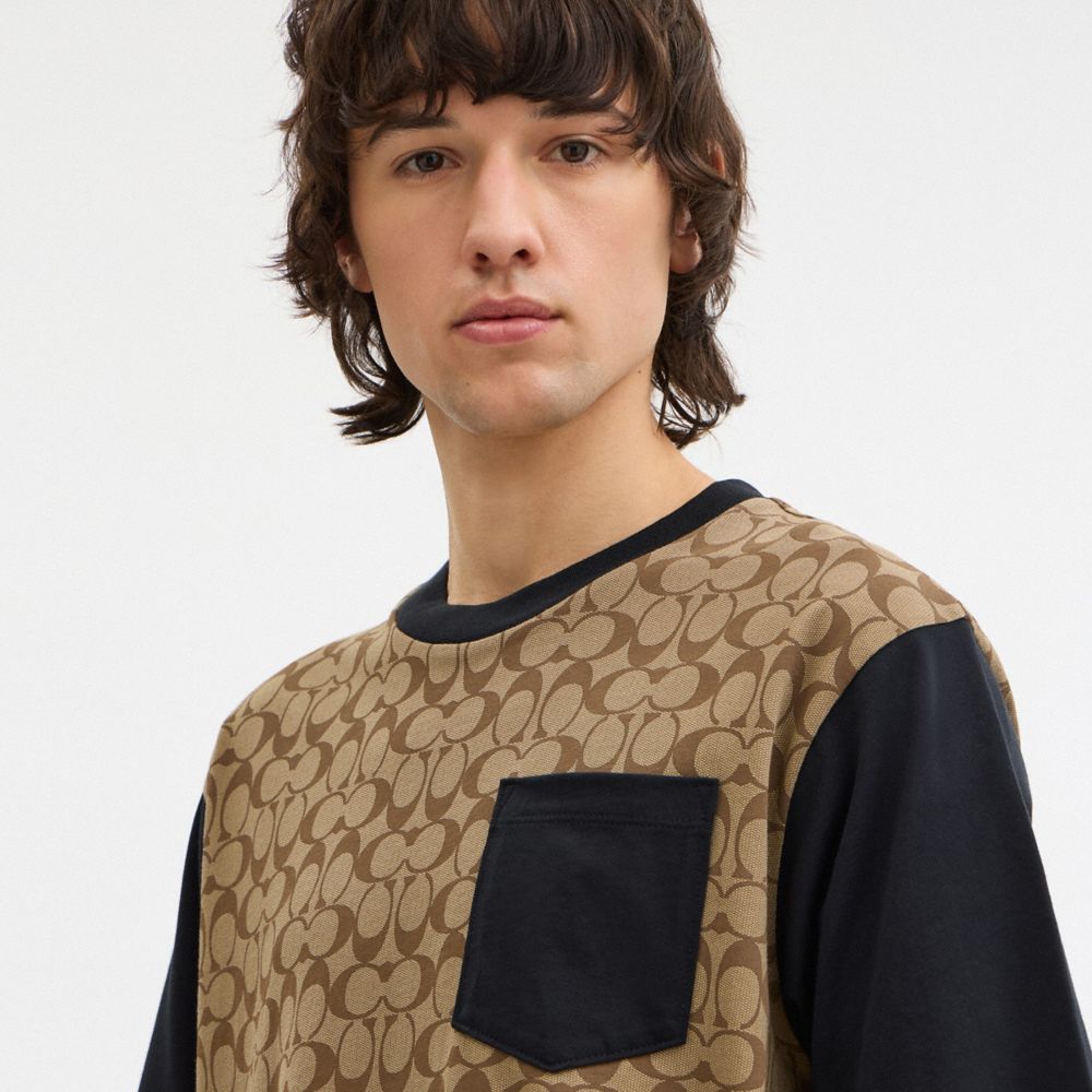 SIGNATURE T-SHIRT IN ORGANIC COTTON