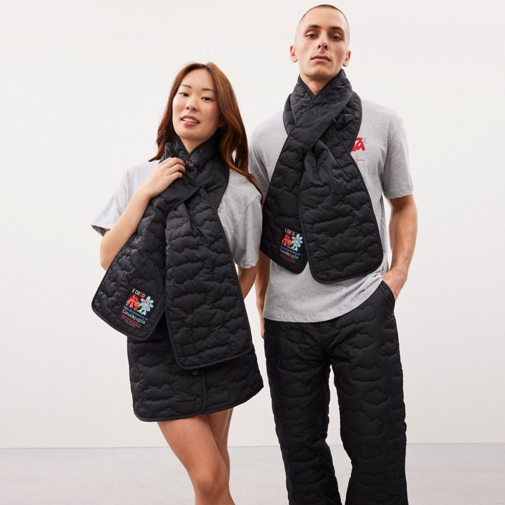 Coachtopia Loop Quilted Cloud Scarf