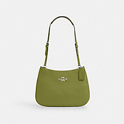 COACH CO952 Penelope Shoulder Bag SILVER/YELLOW GREEN