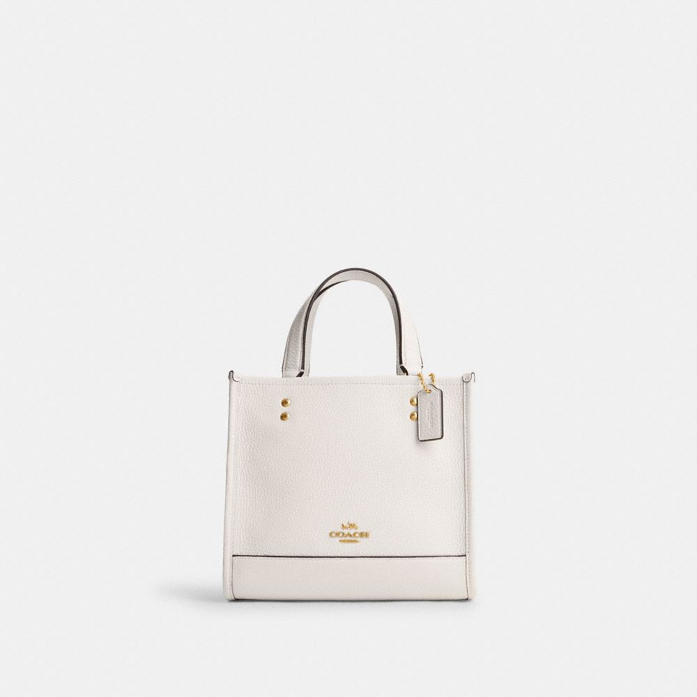 COACH CO971 Dempsey Tote 22 Gold/Chalk