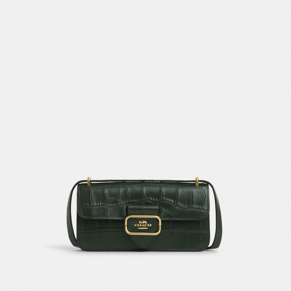 COACH CO983 Morgan Crossbody Gold/Amazon Green