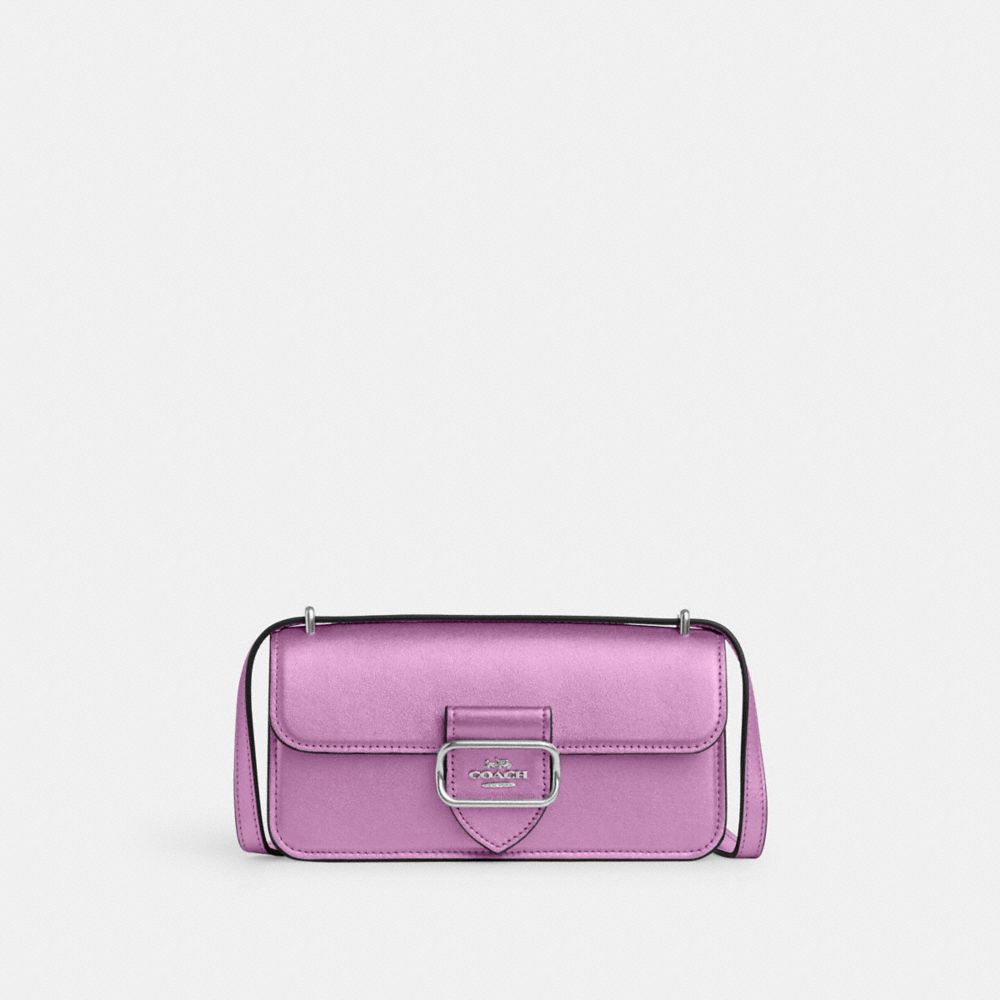 COACH CO984 Morgan Crossbody SILVER/METALLIC LILAC