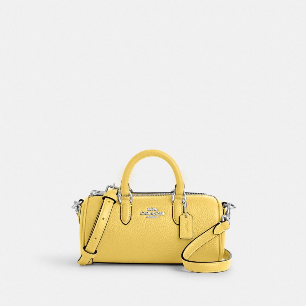 COACH CO991 Lacey Crossbody Silver/Retro Yellow