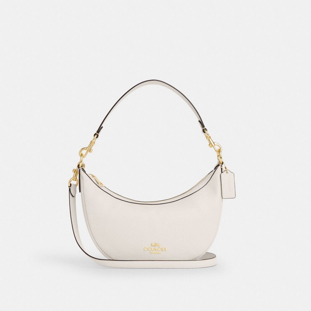 Aria Shoulder Bag - CO996 - Gold/Chalk