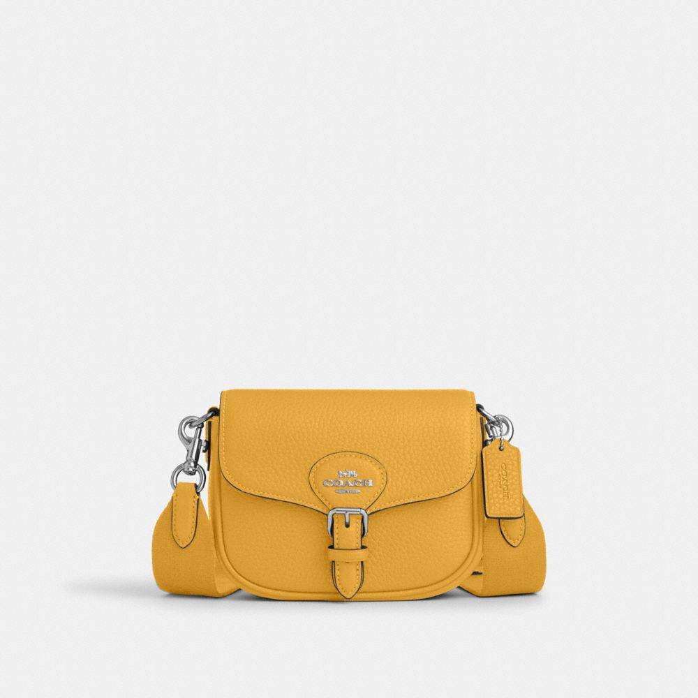 Amelia Small Saddle Bag - CP001 - Silver/Honeycomb