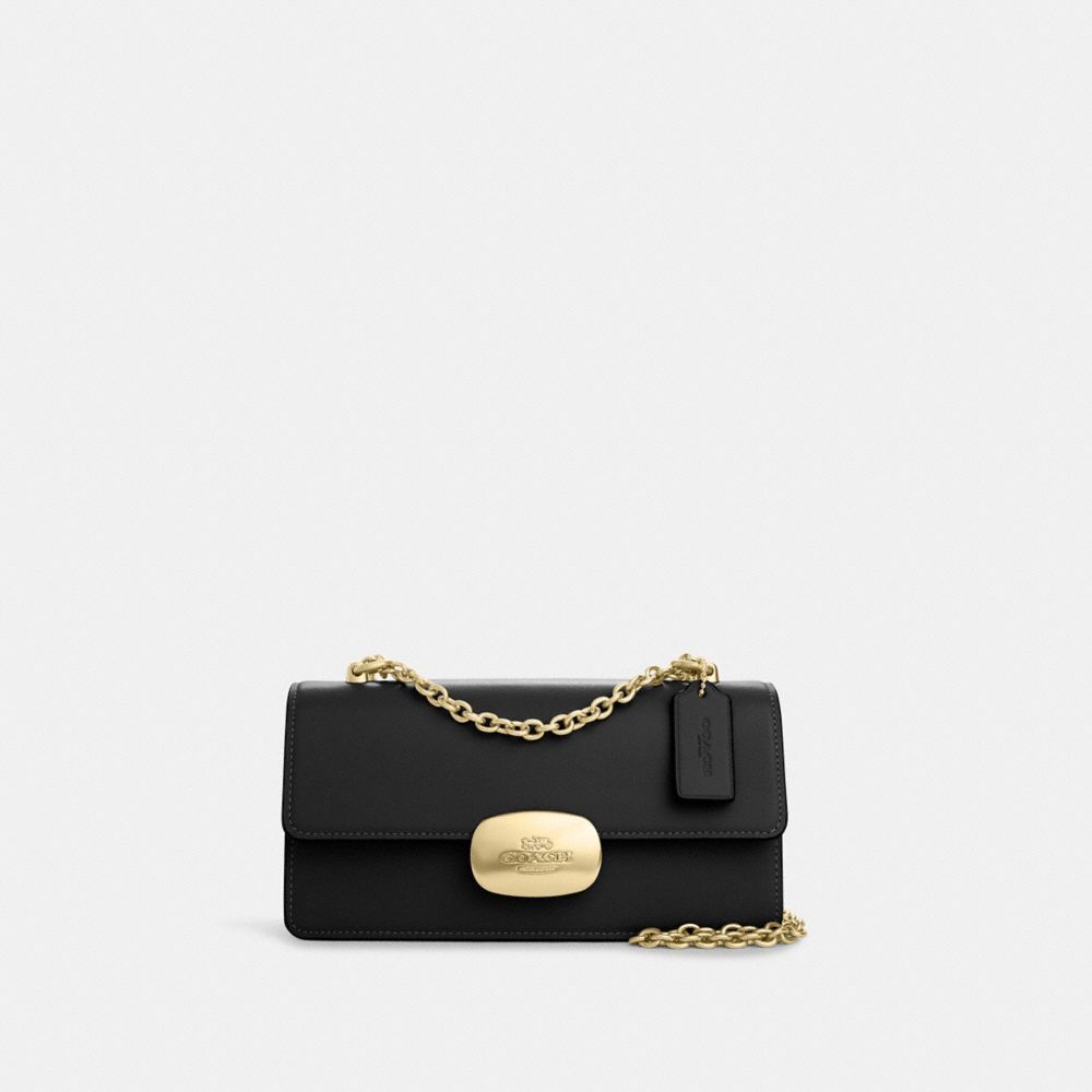 Eliza Flap Crossbody - CP008 - Gold/Black