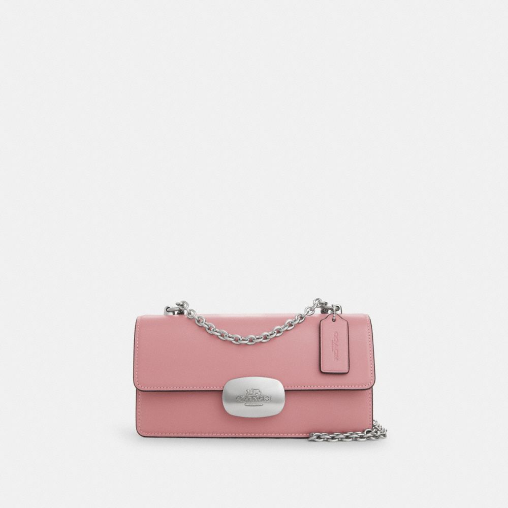 Eliza Flap Crossbody - CP008 - Silver/True Pink