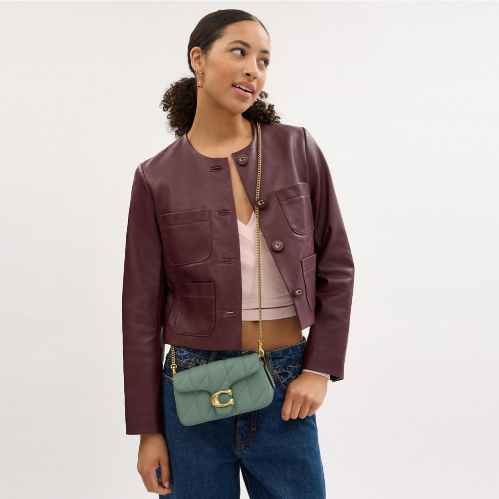 TABBY CROSSBODY WRISTLET WITH PILLOW QUILTING