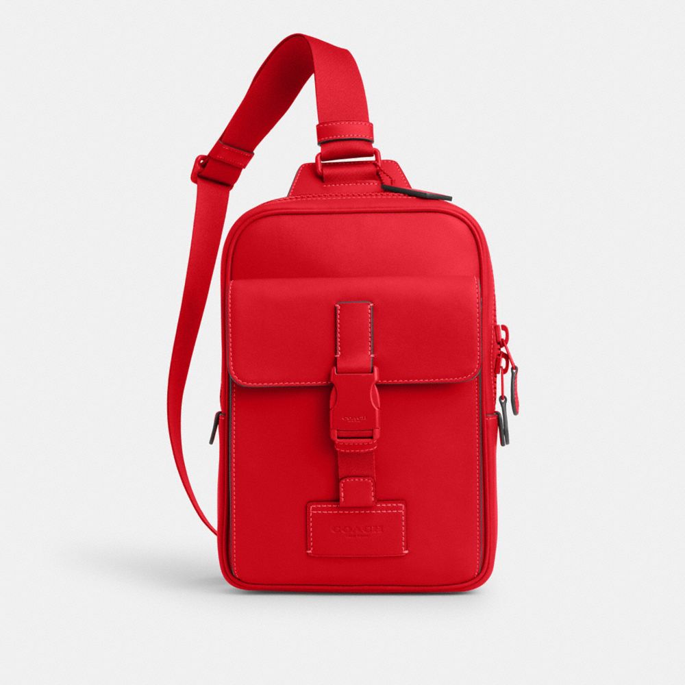 COACH CP023 Track Pack 1 J/BRIGHT POPPY