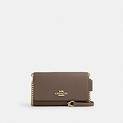 Flap Clutch Crossbody - CP034 - Im/Dark Stone
