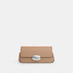 Eliza Small Flap Crossbody - CP045 - Silver/Taupe