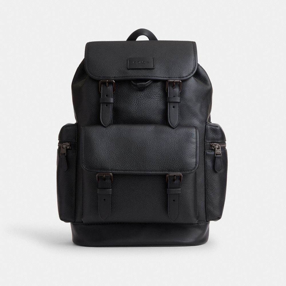 COACH CP046 Sprint Backpack Black Copper Finish/Black/Black