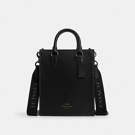 COACH CP050 Dylan Tote In Colorblock Signature Canvas Gunmetal/Black/Charcoal