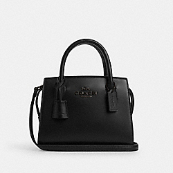 COACH CP081 Andrea Carryall BLACK COPPER/BLACK