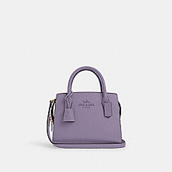 COACH CP081 Andrea Carryall SILVER/LIGHT VIOLET