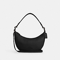 COACH CP099 Aria Shoulder Bag BLACK COPPER/BLACK