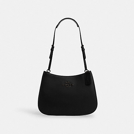 COACH CP101 Penelope Shoulder Bag Black-Copper/Black