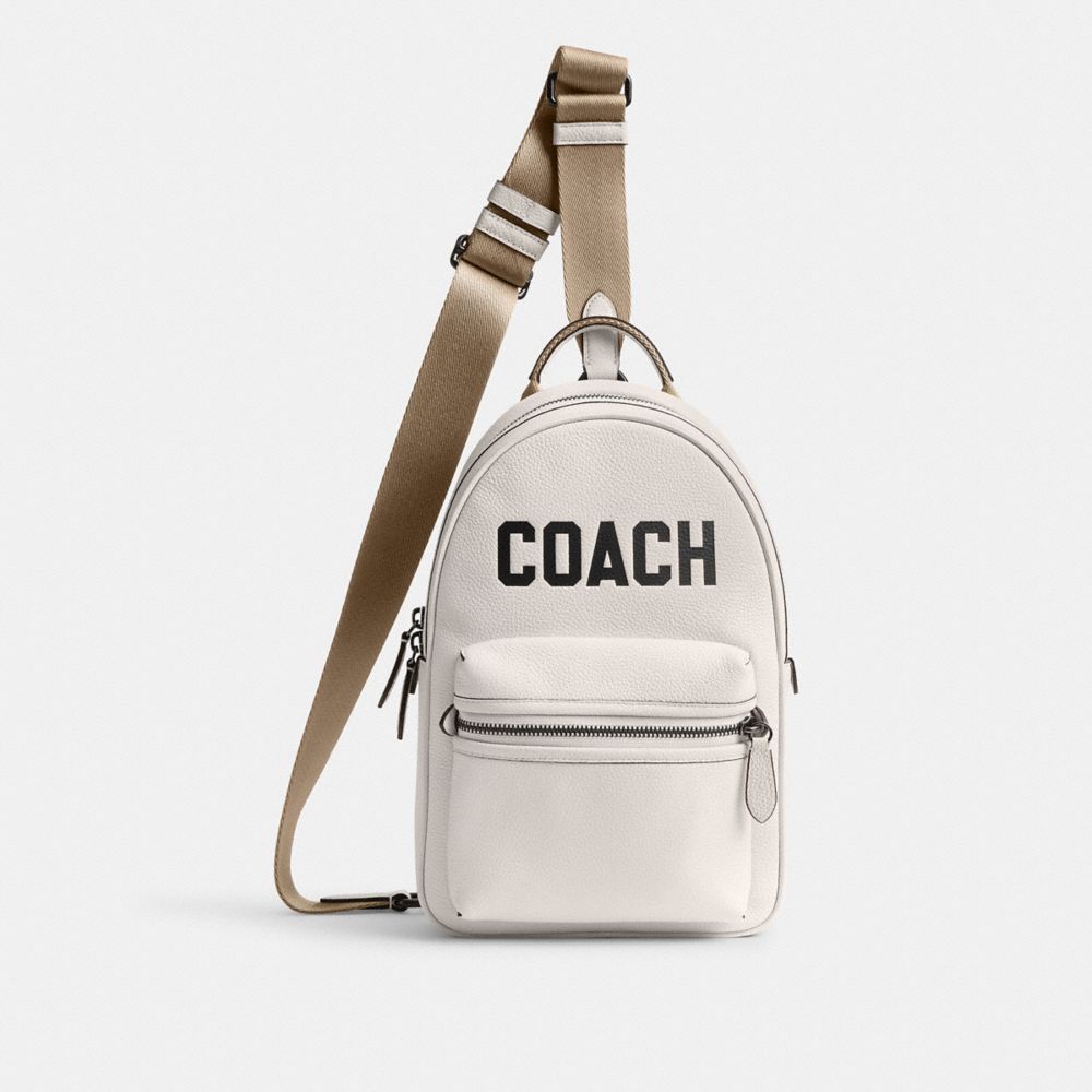 COACH CP127 Charter Pack With Coach Graphic CHALK MULTI