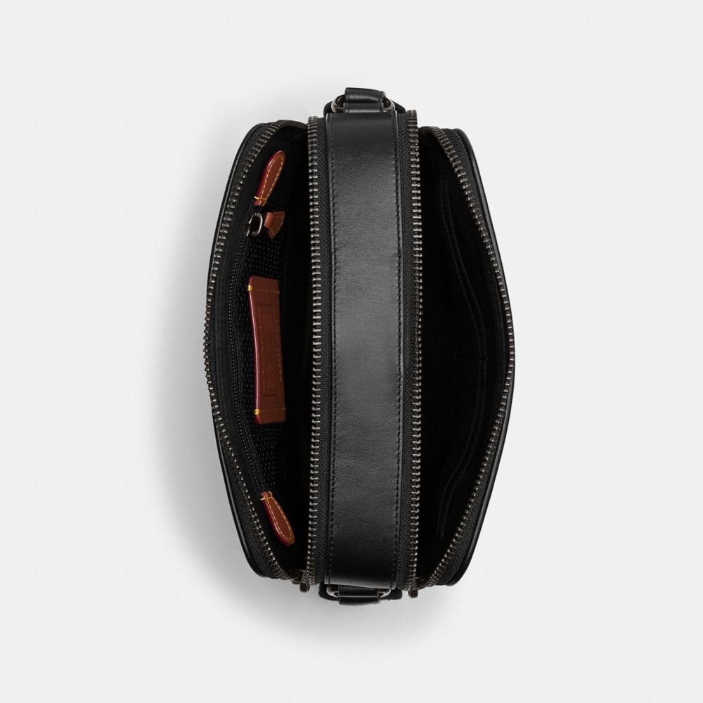 CHARTER 24 經典 SIGNATURE 帆布 COACH 圖樣斜背手袋