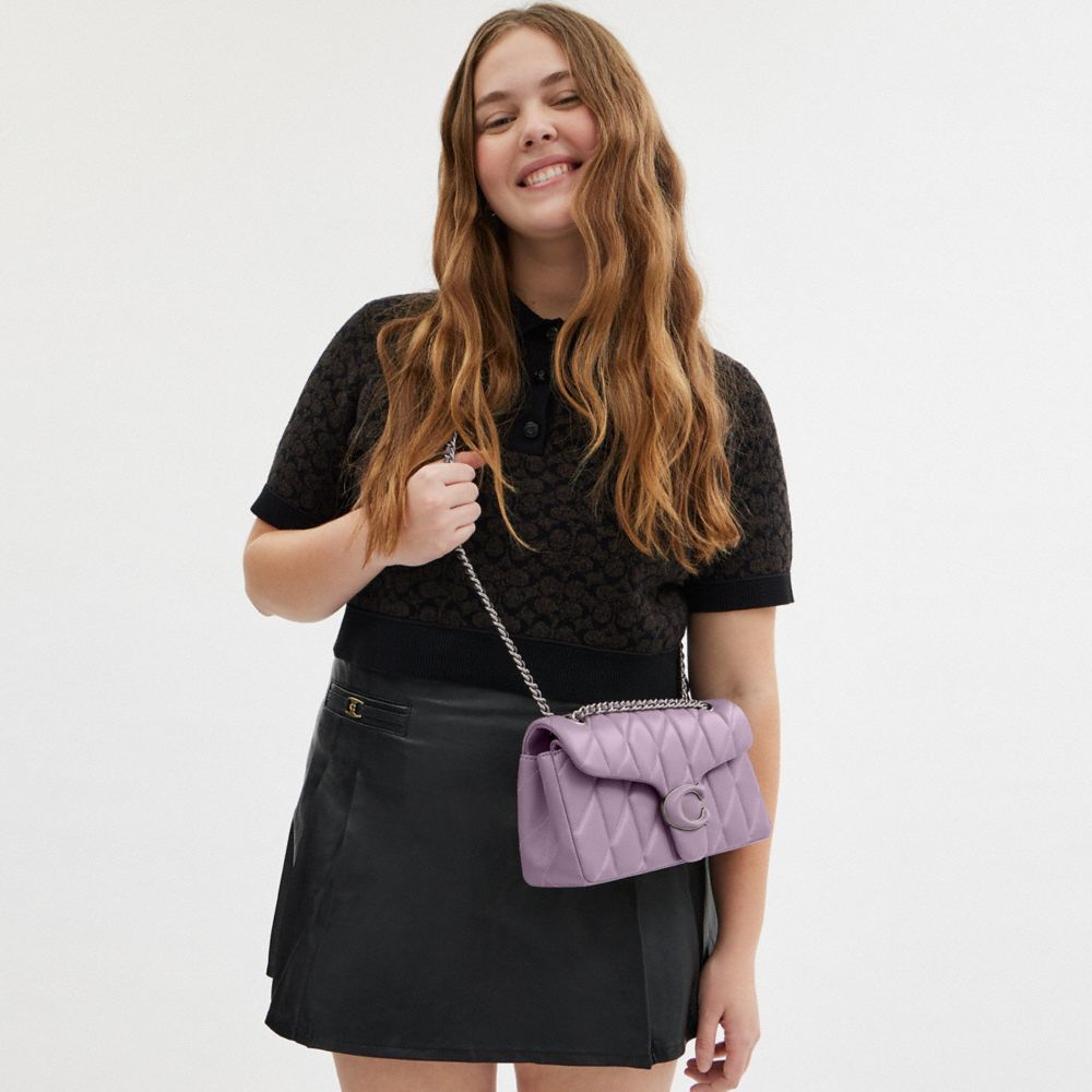 TABBY 26 絎縫單肩手袋